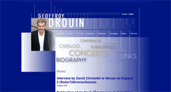 Desktop Screenshot of geoffroydrouin.com